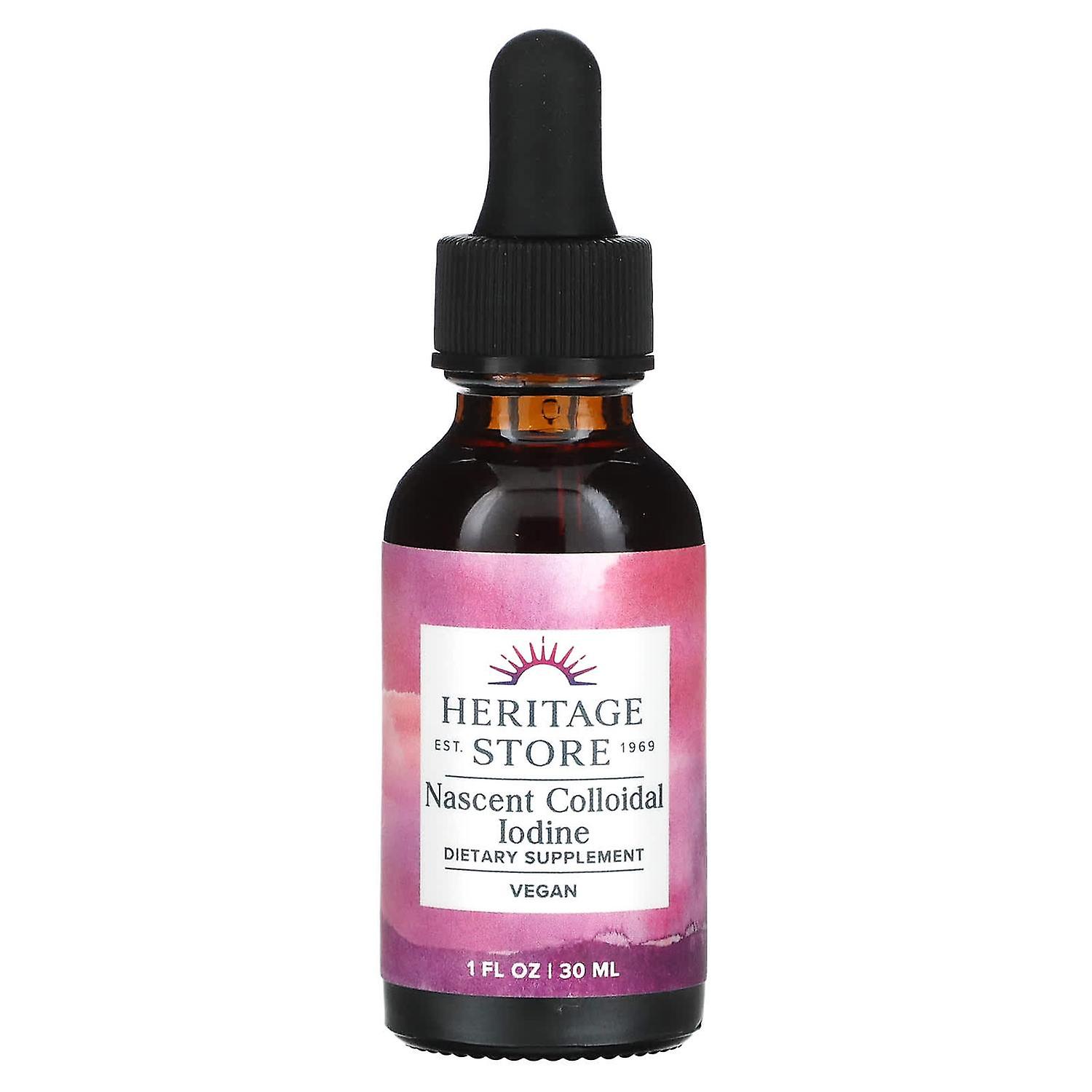 Heritage Store, Nascent Colloidal Iodine, 1 fl oz (30 ml)