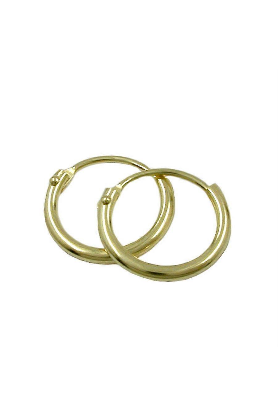 Hoop Earrings 11mm 9k Gold - Gl430111