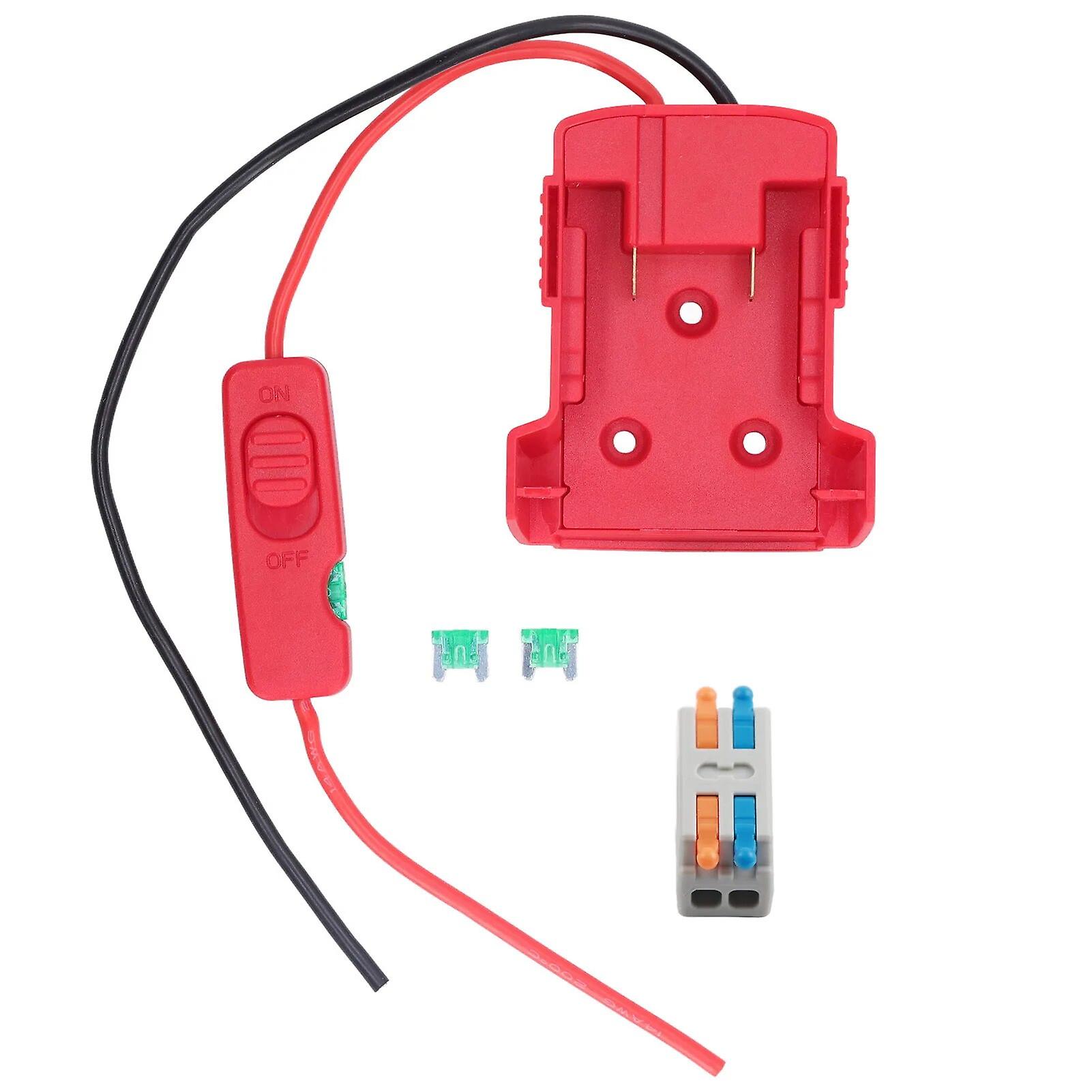 Lithium Battery Safe Portable Solid Battery Booster Without Shaking Smooth Installation With 30A Fuse For Garage~8661