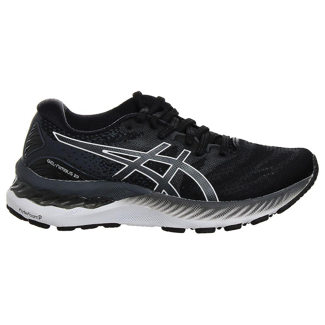 Asics Gel-Nimbus 23 Lace-Up Black Synthetic Womens Running Trainers 1012A885_001