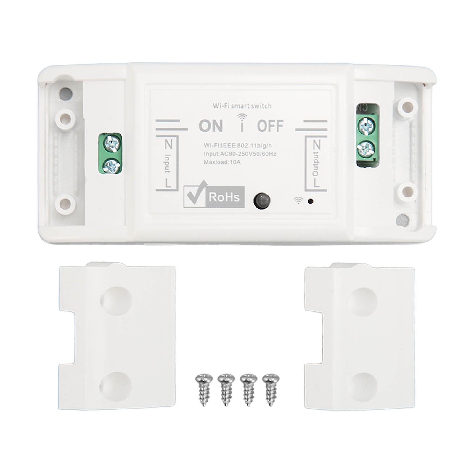 Mini Smart Relay WiFi Switch 8 Groups Timing Tasks Fire Rating V0 Wireless Light Remote Control Module for Tuya APP for ZigBee