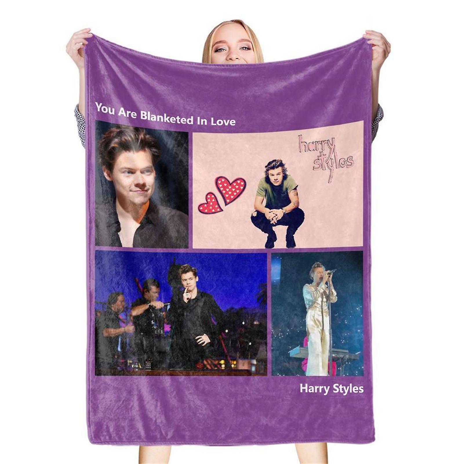 Personalized Blanket Soft Polyester Throw Blanket Lightweight Comfortable for Bed Sofa Couch 120x150cm\/3.94x4.92ft