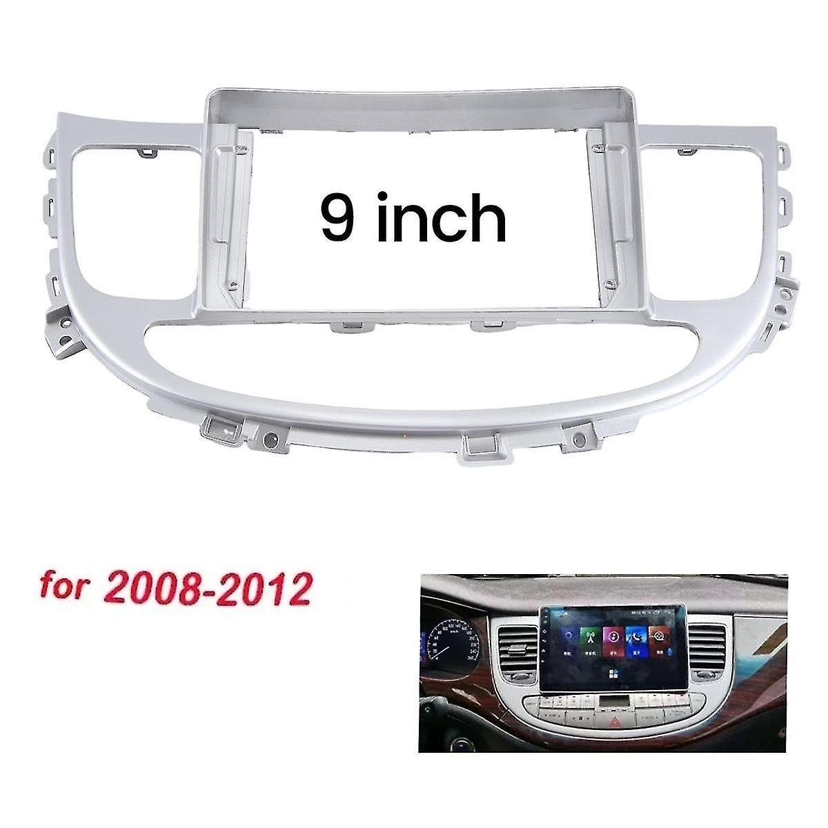 2 Din 9 Inch Car Radio Plastic Dash Frame for 2008-2012 Dash Mount Kit