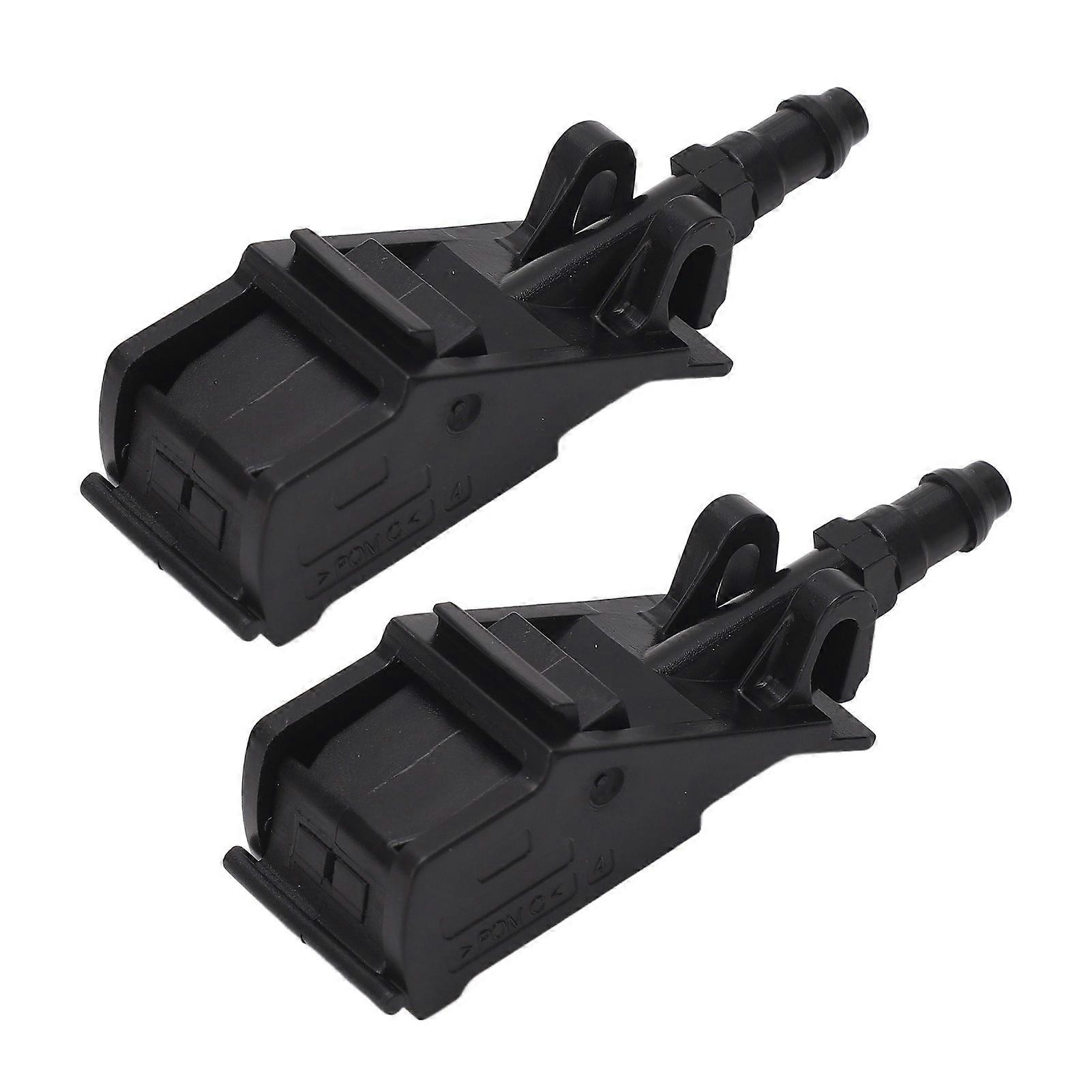 2Pcs Front Windscreen Washer Jet Nozzle 6E0955985 Durable Windshield Washer Spray Nozzle for Vehicle