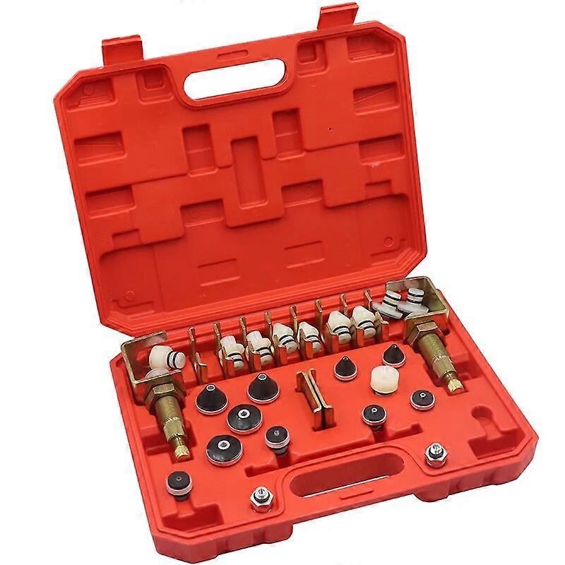 Universal A/C Leak Testing Detector Tool / Flush Fitting Adapter Kit ( Fit for 98% Vehicles ) for A/C System Repair Tool UNKU53198