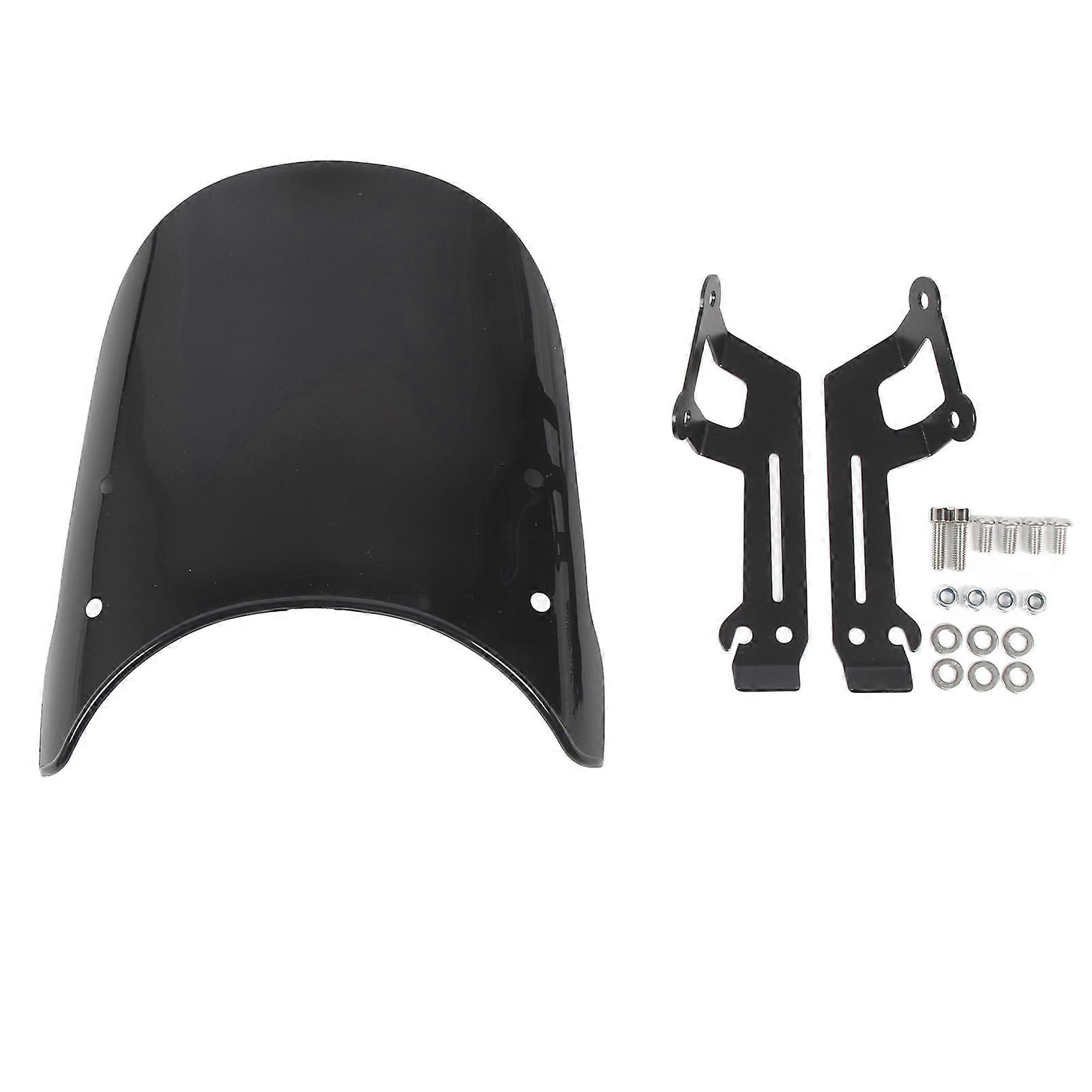 Motorcycle Windshield Reduce Wind Resistance Increase Driving Stability Replacement for Ducati Scrambler 800 400 Black E2U813