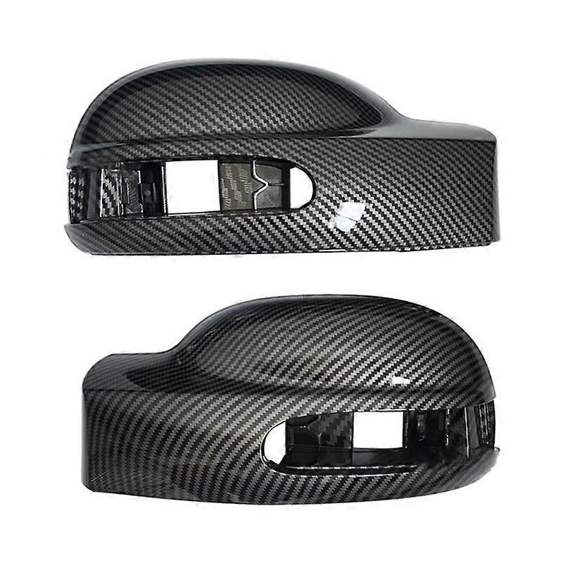 Car Carbon Fiber Rearview Side Glass Mirror Cover Trim Rear Mirror Covers Shell for - W639 2003-201