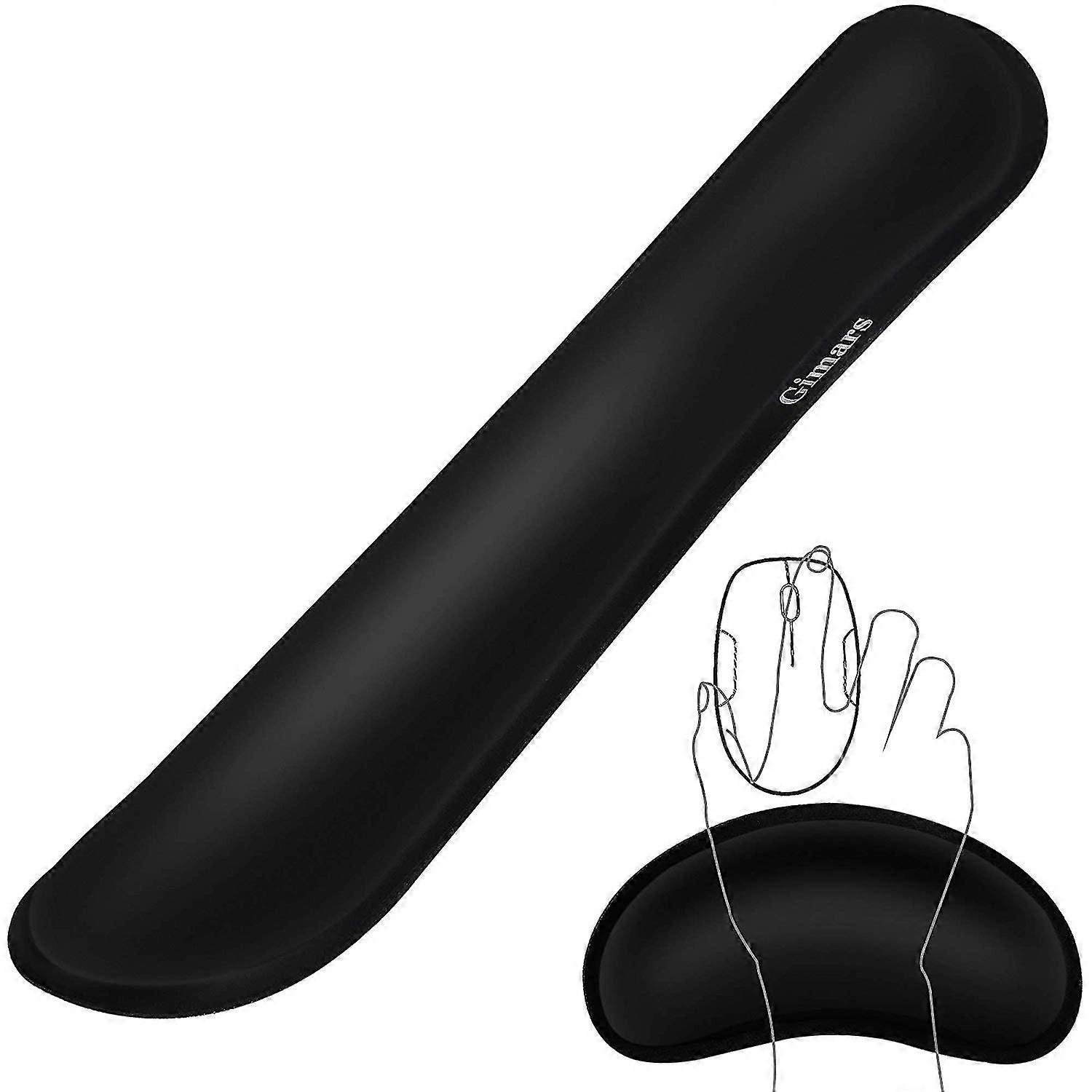 Repose-poignet clavier et tapis de poignet souris, en mousse à mémoire de forme