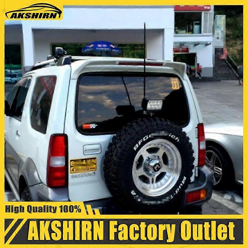 For SUZUKI JIMNY Spoiler 2007-2017 SUZUKI JIMNY High Quality ABS Material Car Rear Wing Primer Color Rear Spoiler