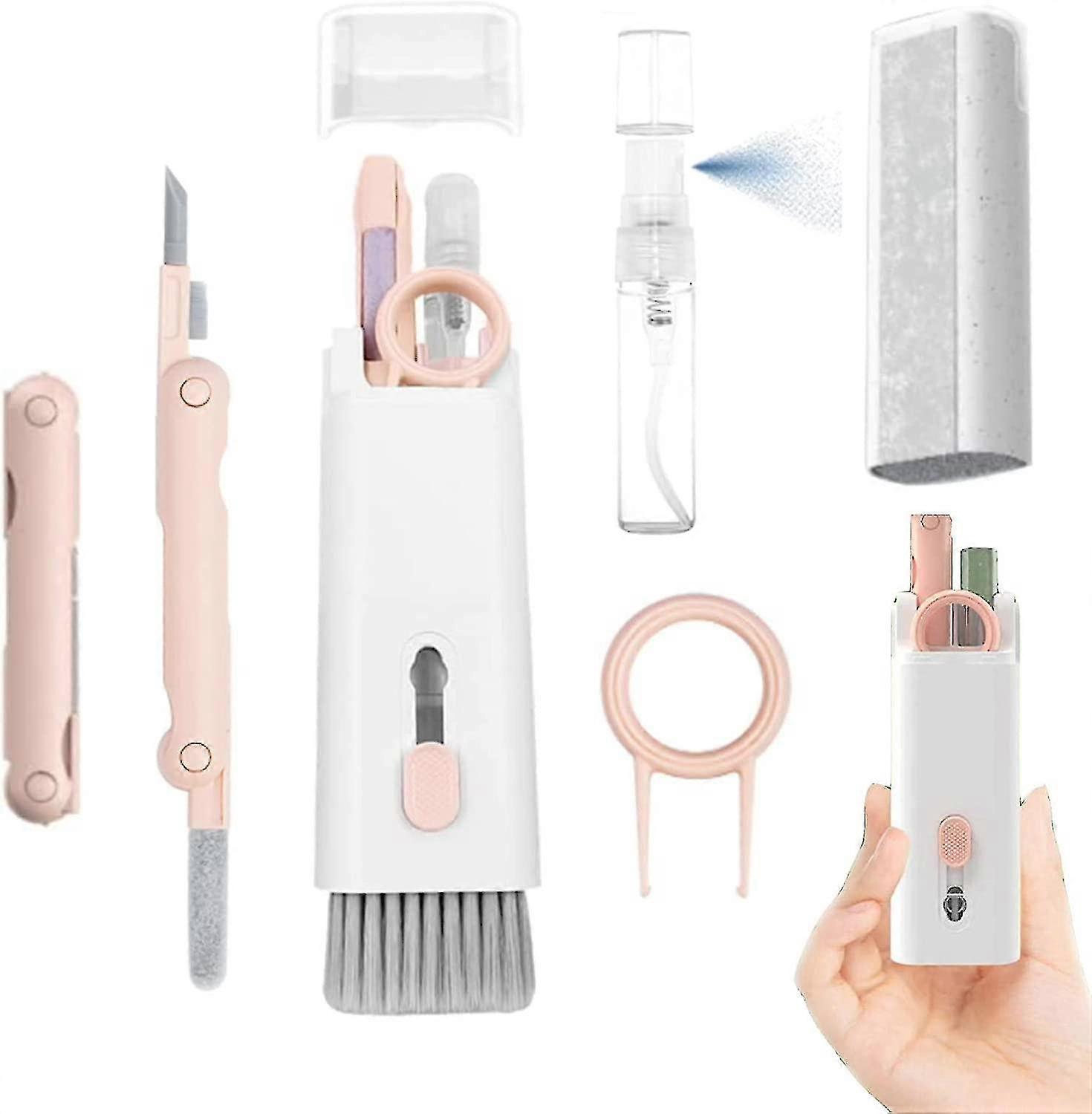 Electronics Cleaner Kit - Keyboard Cleaner Kit, Portable Multifunctional Cleaning Tool For Pc Monitor/earbud/cell Phone/laptop/computer
