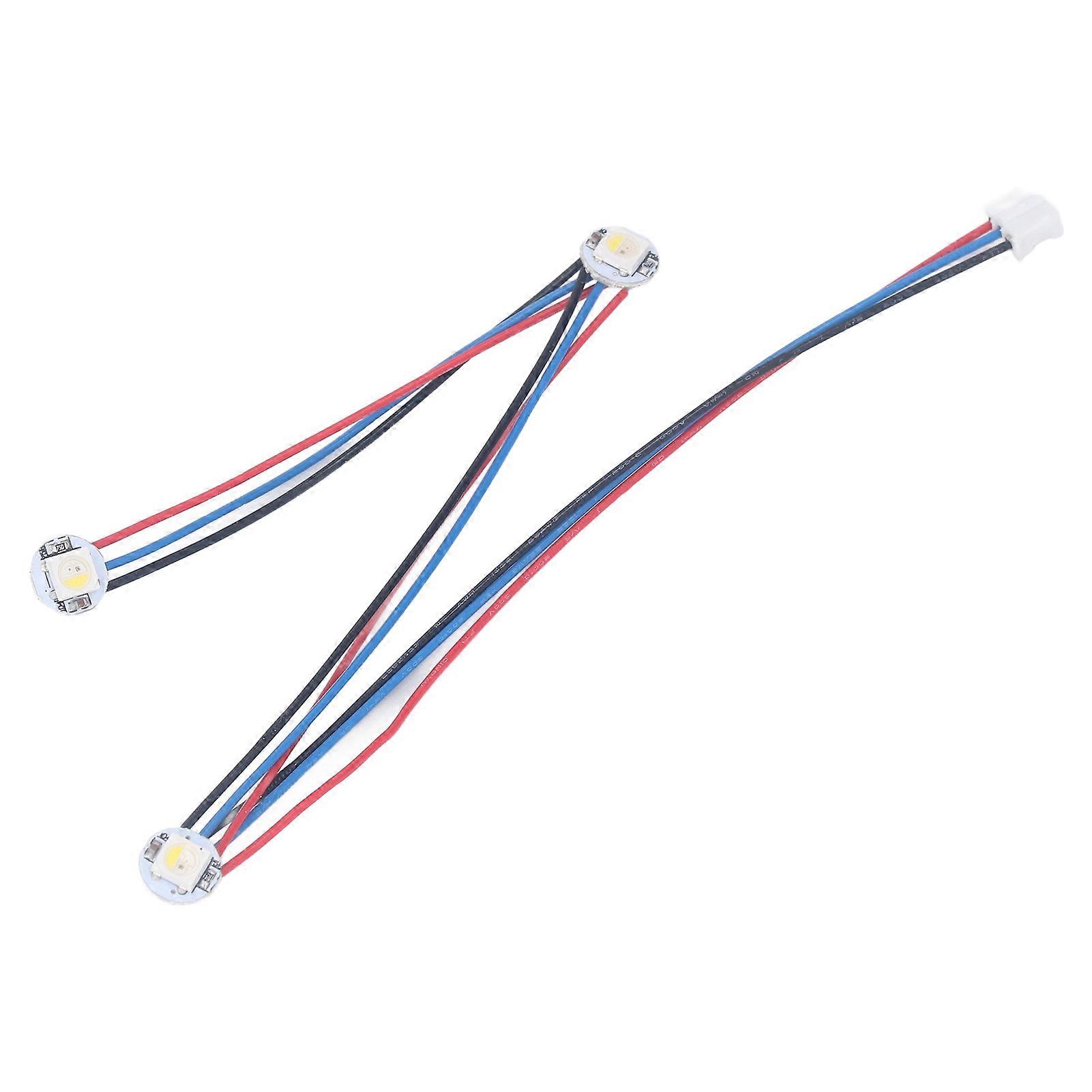 RGBW Mini Button PCB LED Welded with PTFE Cable Extruder Hot End Light Bar for Voron 2.4 Stealthburner 3D Printer DC5V