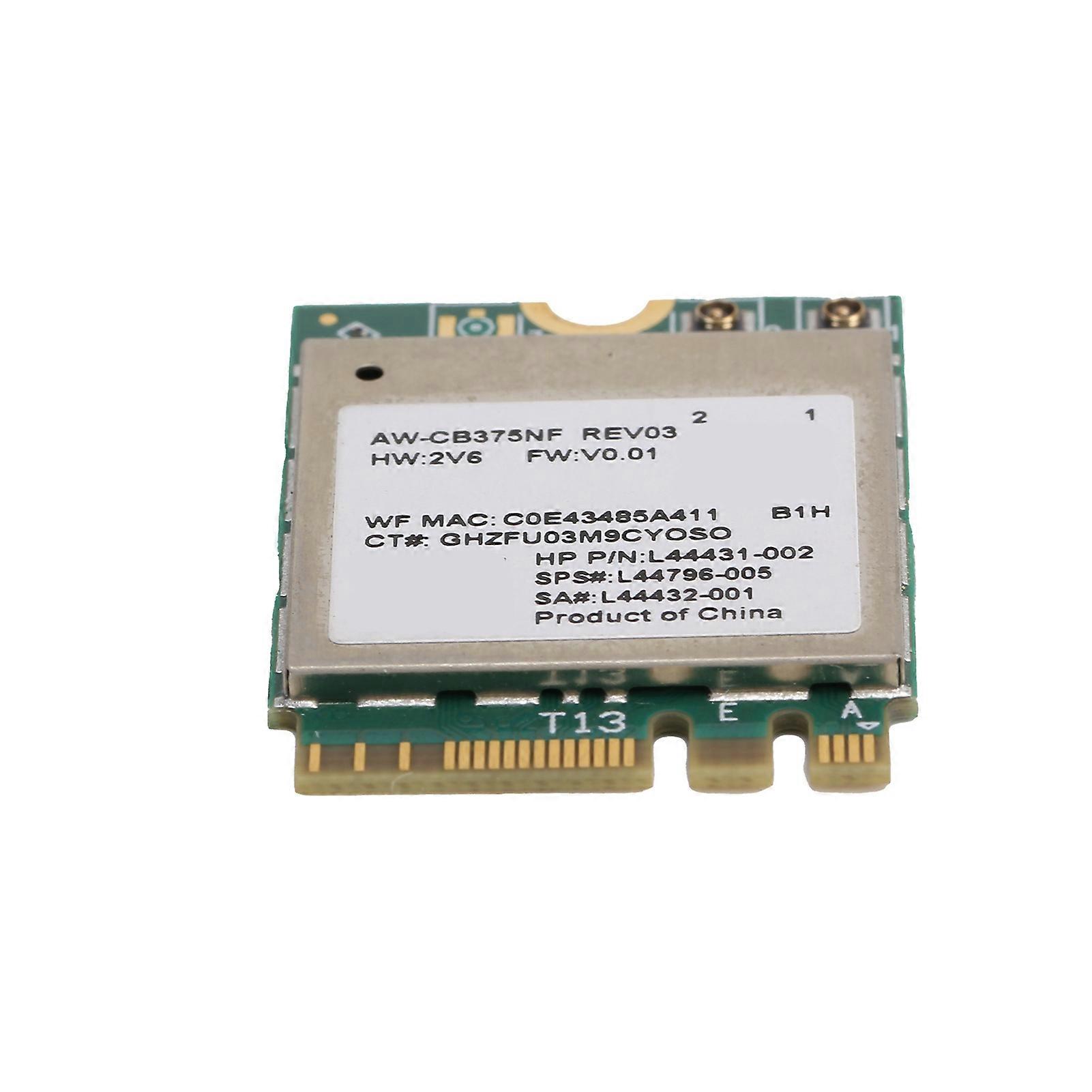 Wifi Module 2.4/5.0GHz Bluetooth 5.0 M.2 NGFF Wireless Network Card 802.11a/b/g/n/ac RTL8822CE