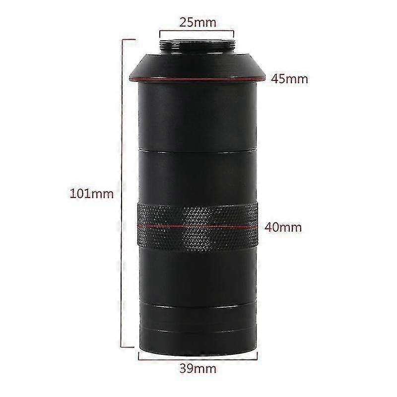 Telescopes Adjustable Magnification 130x Zoom C Mount Lens For Hdmi Vga Usb Industry Video Microscope Camera