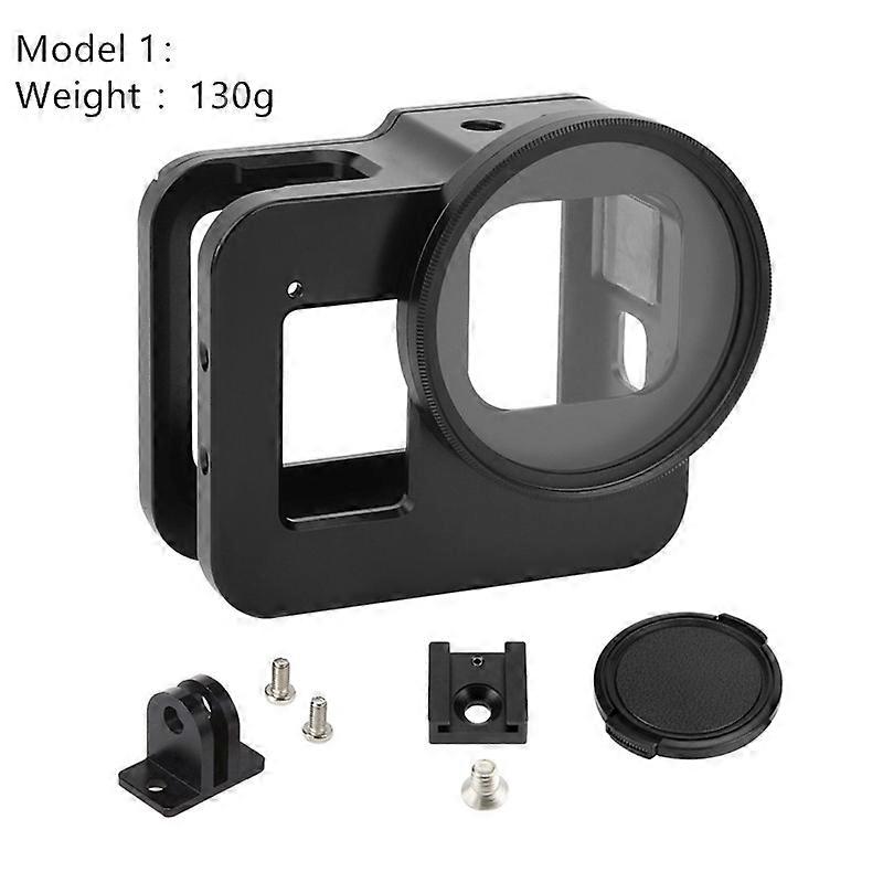 Aluminum Alloy Cage Three-way Mount Design Multi-angle Shooting Case Protective Frame For GoPro Hero 8 Black