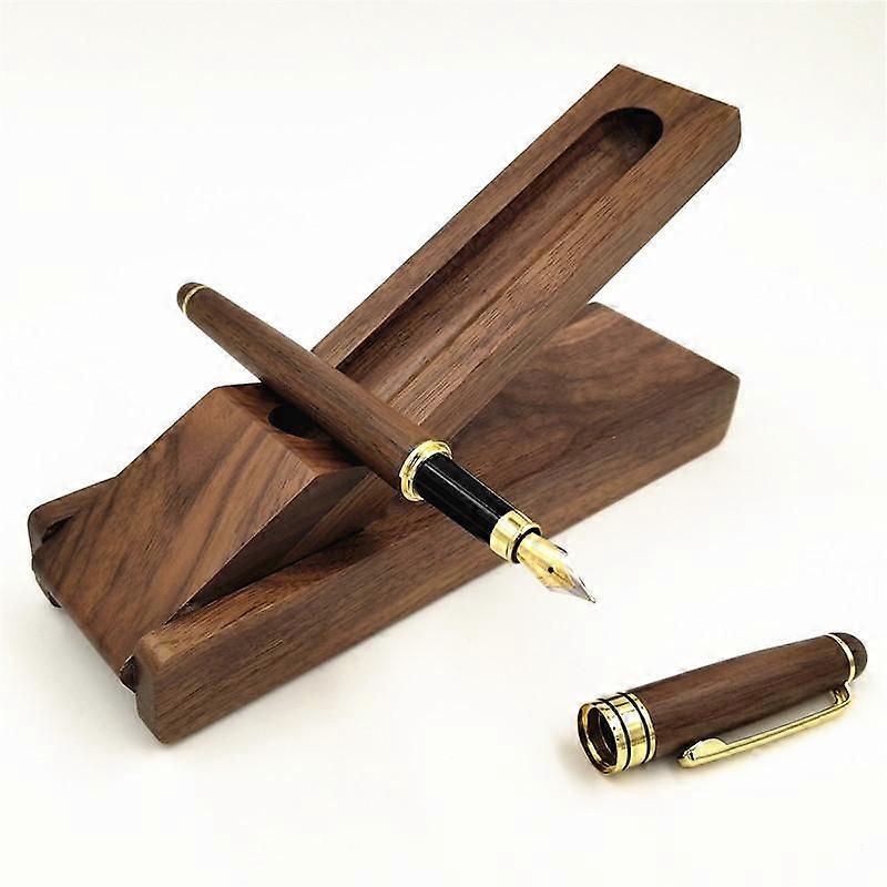 Creative walnut pen set (pen + pen case)