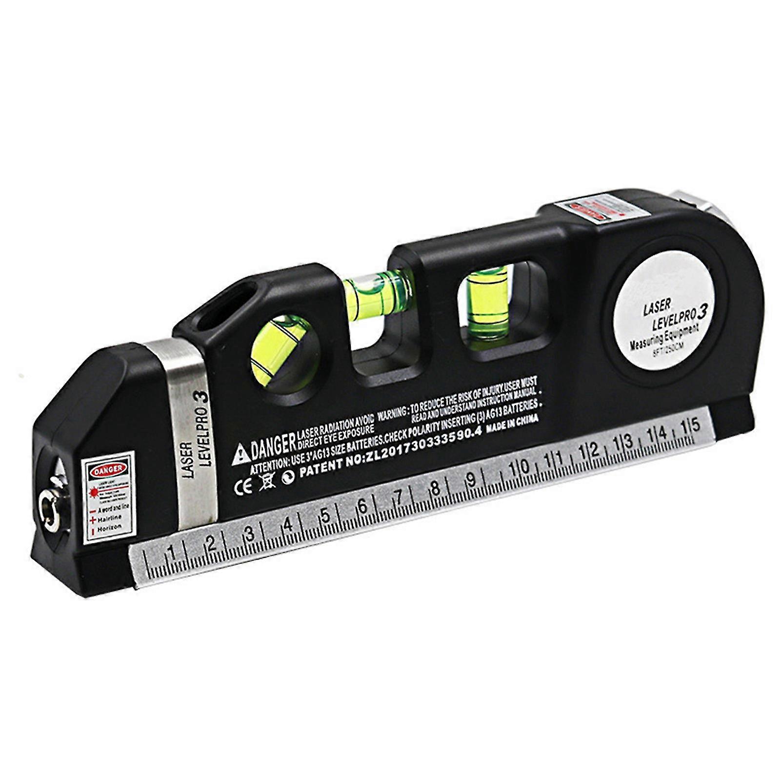 4 In 1 Infrarood Laser Level Tape Multifunctionele Cross Line Laser Level Tool