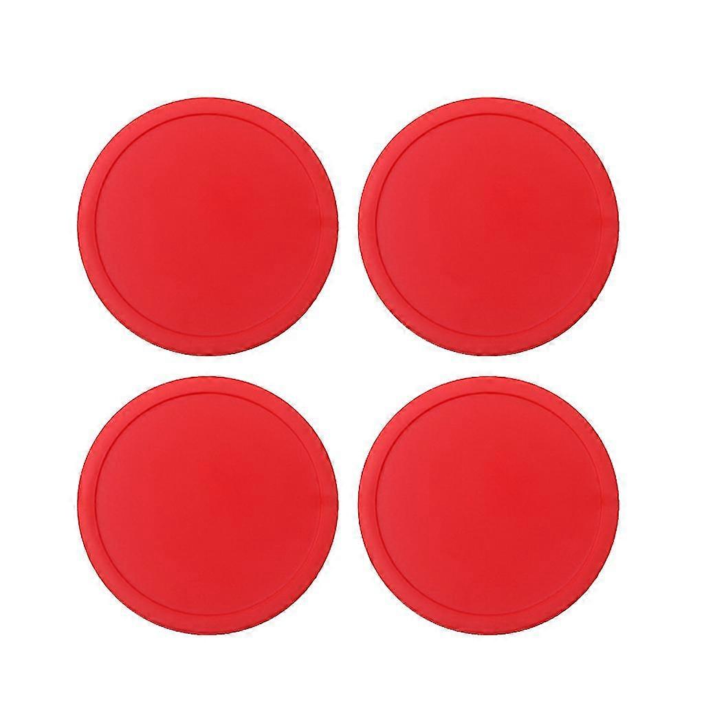 4 adet Hava Hokeyi Pucks Değiştirmeler Masa Hokeyi Pucks Kit Pürüzsüz Masa Hokeyi