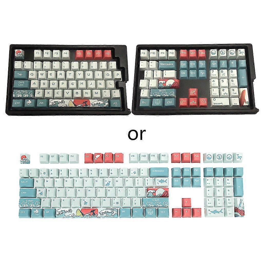 Oem Profile Keycaps Pbt Dye Sublimation Set For Mechanical Gaming Keyboard