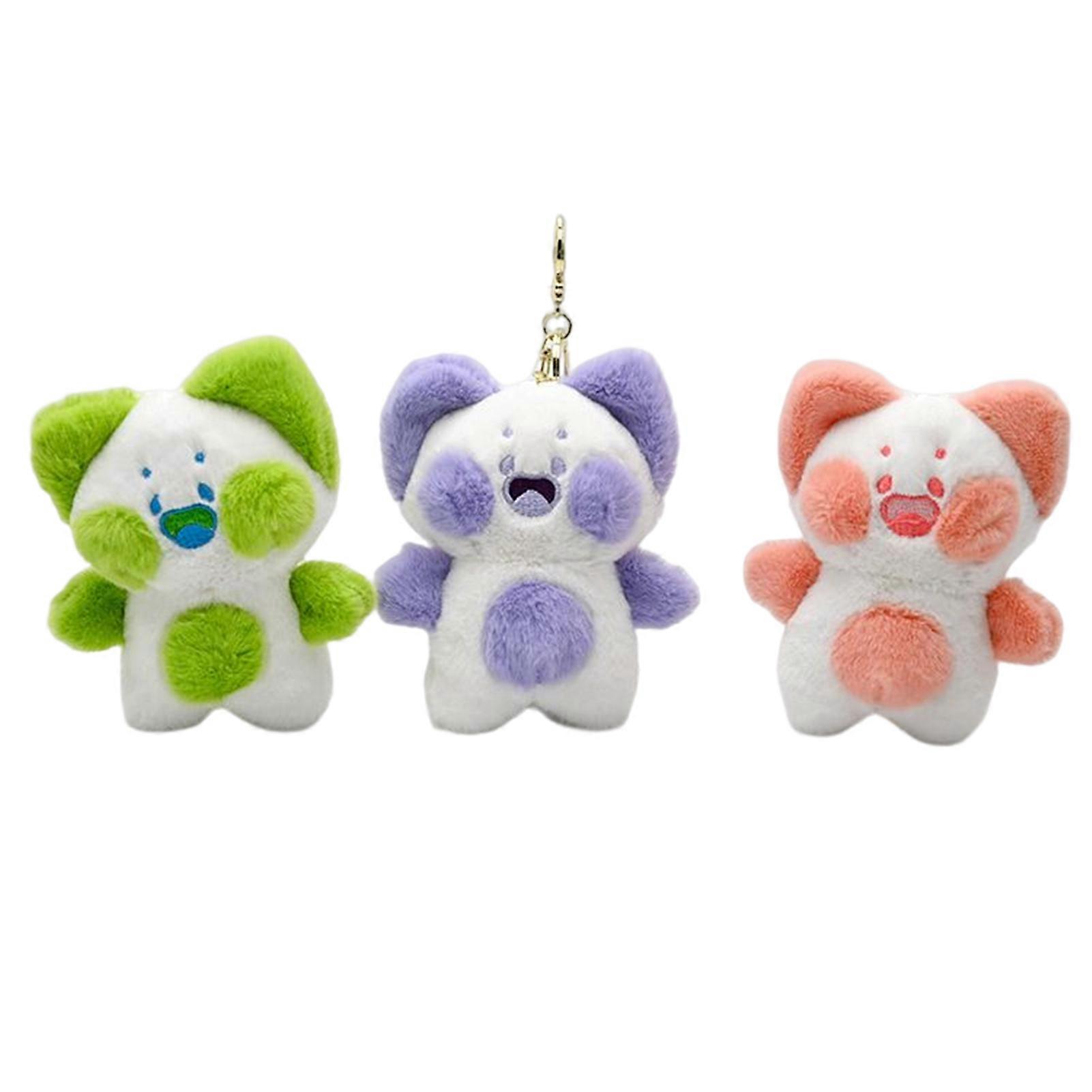 12cm Cat Backpack Pendant No Fading and Good Elasticity Plush Toy for Toddlers Children