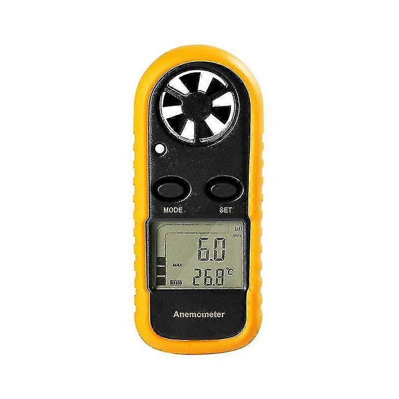 Portable Anemometer High Accuracy(5%) Digital Anemometer With Lcd Backlight, Portable Anemometer For Outdoor, Havc, Drones fi