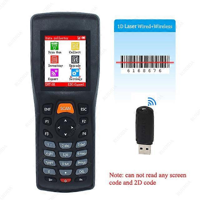 Wireless Barcode Scanner 1D 2D Bar Code Reader Inventory Counter Data Collector PDA QR Scanners leitor codigo barras