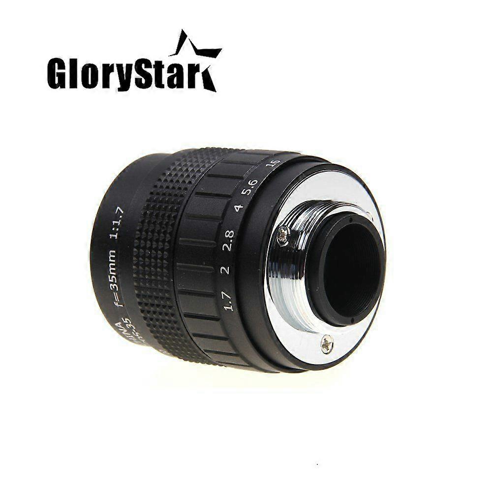 35mm F1.7 CCTV Movie lens +C Mount to Canon EOS M M2 M3 M5 M6 M10 Mirrorless Camera