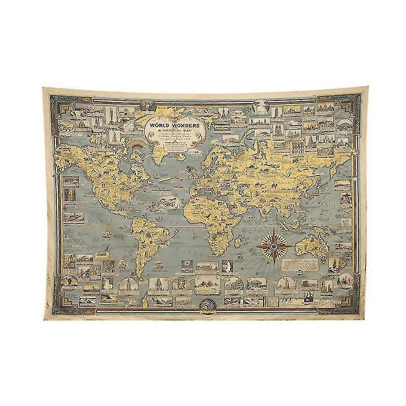 World Map Wall Hanging Tapestry