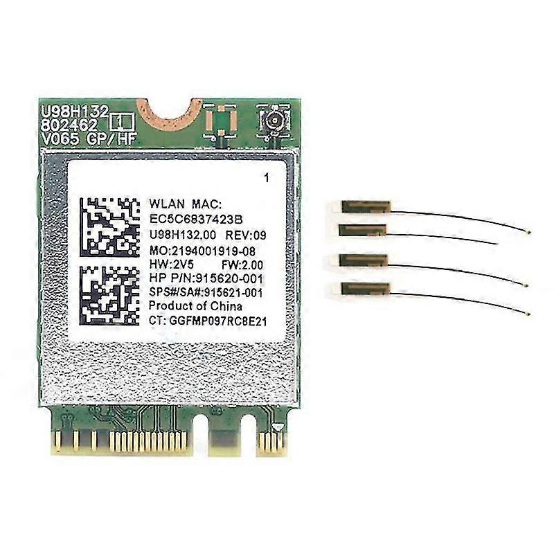 Rtl8821ce 802.11ac 1x1 Wi-fi+bt 4.2 Combo Adapter Card 915621-001 Wireless Netowrk Card For Probook