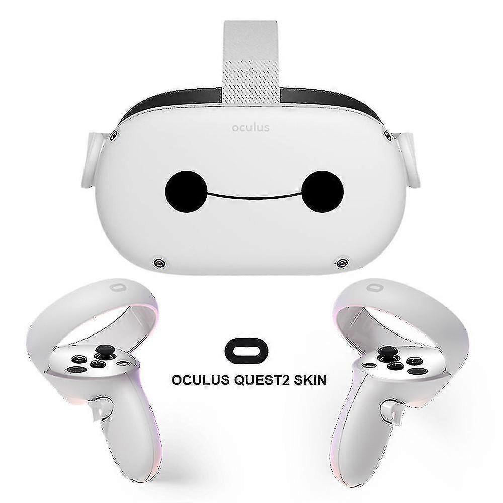For Oculus Quest 2 Vr Glasses Controller Cartoon Skin Stickers Decals Cover