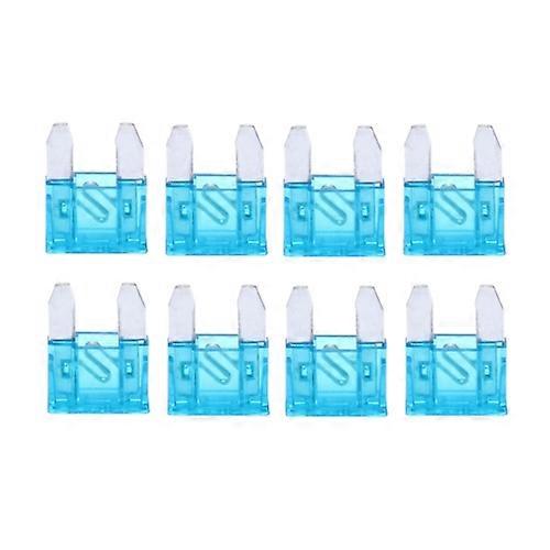 100 PCS Auto Mini Blade Fuse, DC 12V 15A(Blue)