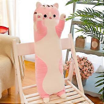 Cuscino Pane Gatto In Peluche - 60cm, Morbido E Abbracciabile, Regalo Divertente Per Bambini