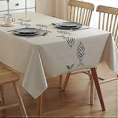 Waterproof Tablecloth, Coffee Table Mat, Non-slip Pvc Rectangular Tablecloth, Oil-proof And Hair-proof