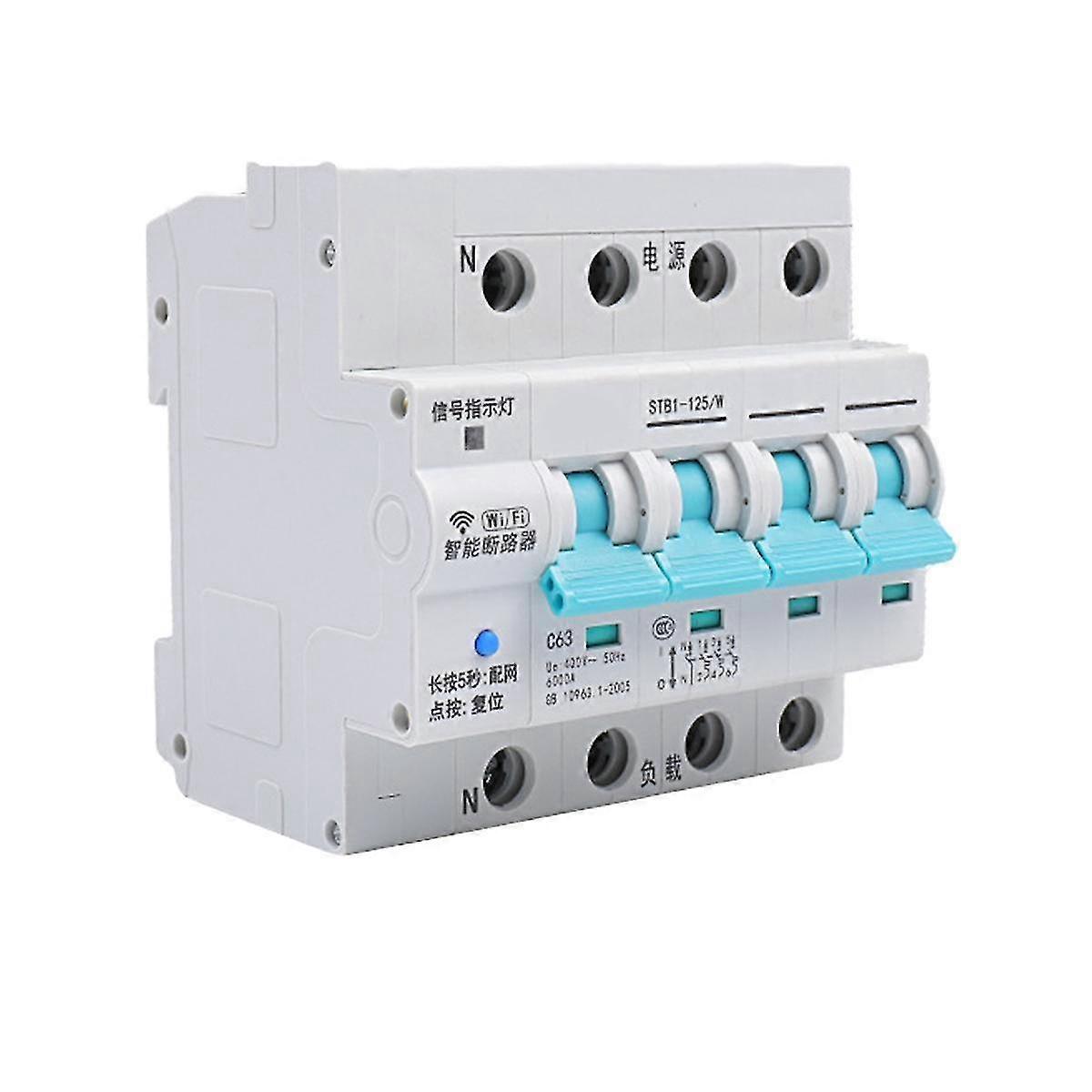 Ewe Wifi Circuit Breaker 4p S Sur Protector 16a Wireless Remote For