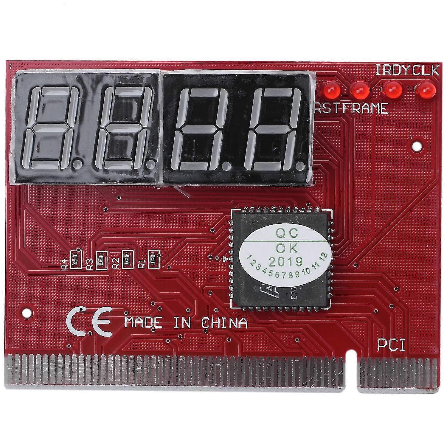 Computer Analysis Pci Post Card Motherboard Led 4-digit Diagnostic Test Pc Analyzer Network Repair