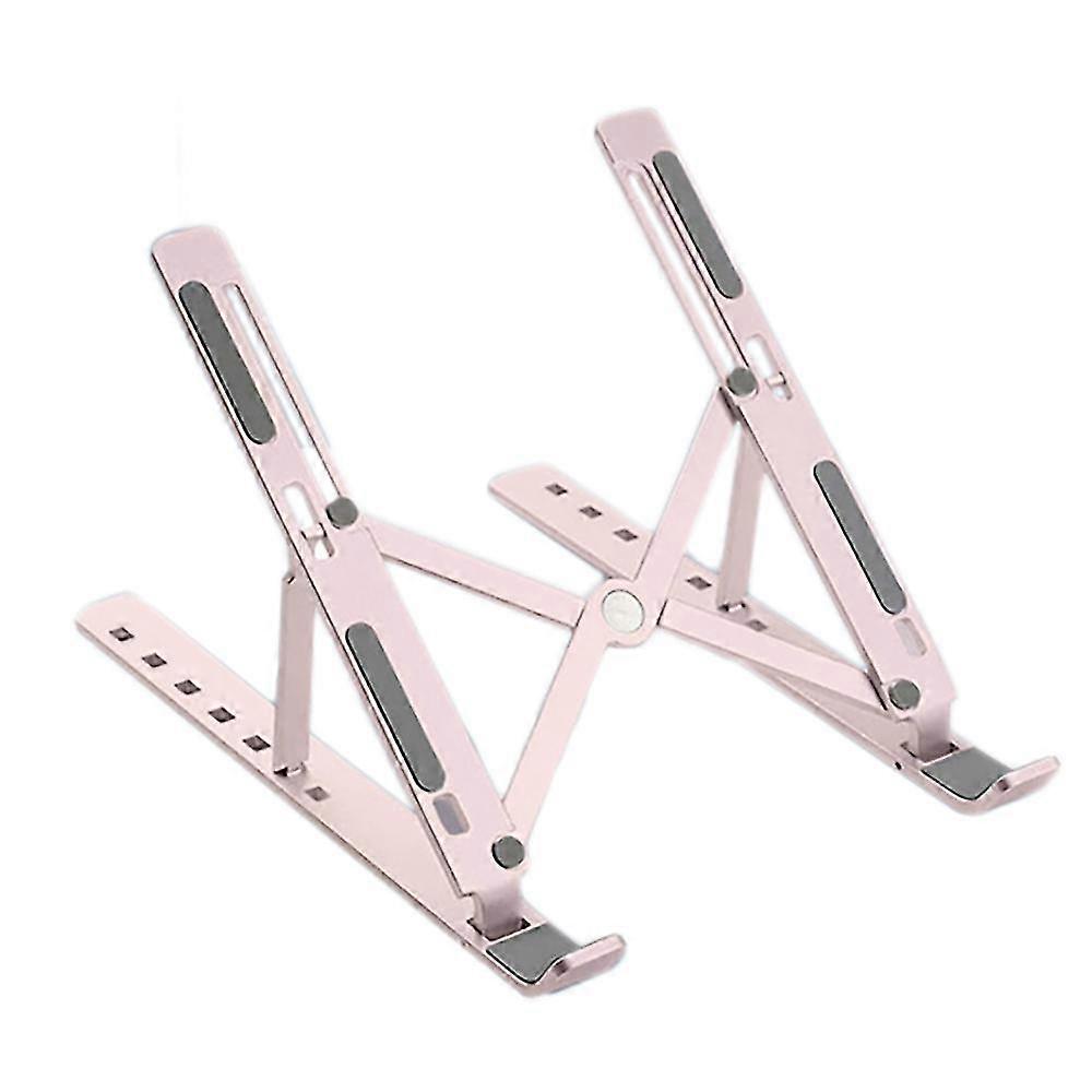 Laptop Cooling Stand Portable Aluminum Alloy 7-level Height Adjustable Lifting Folding For 10 -15.6