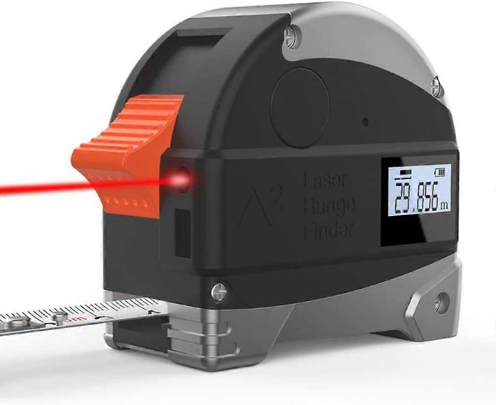 in 1 Laser Digital Rangefinder Measuring Ruler 30M