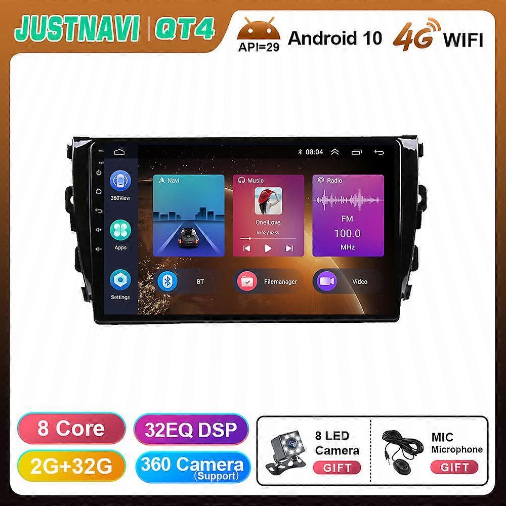 QT5 Android 10.0 Car Radio Player For Zotye T600 2014 - 2021 GPS DSP Car Play IPS OBD Multimedia Serero Auto 1024*600P