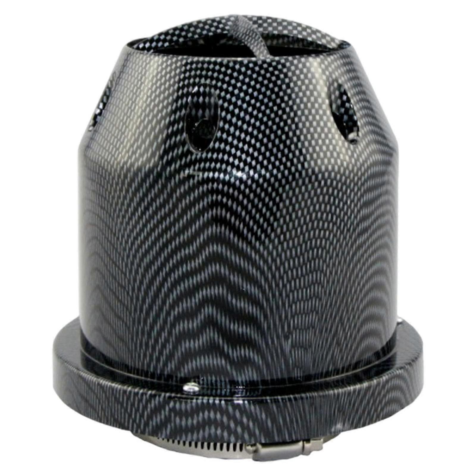 Auto High-Flow Kohlefaser Pilz Modifikation Luftfilter Einlassfilter 76MM Luftfilter