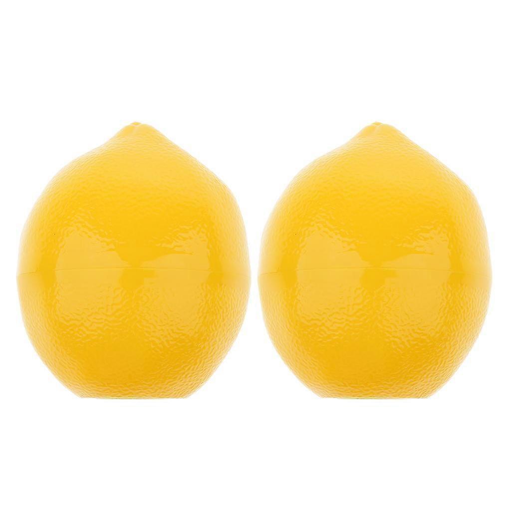 2 Pieces Empty Plastic Nail Art Jars Cosmetic Containers Jars Cream Lotion Containers, Fruit Design - As Described, Apple