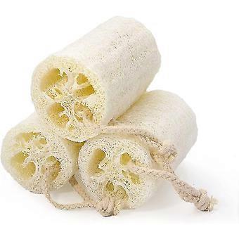 3 Pack Hot Bath Supplies Loofah, Natural Loofah Sponge Bath Body Exfoliation Natural Loofah 5 tommers A