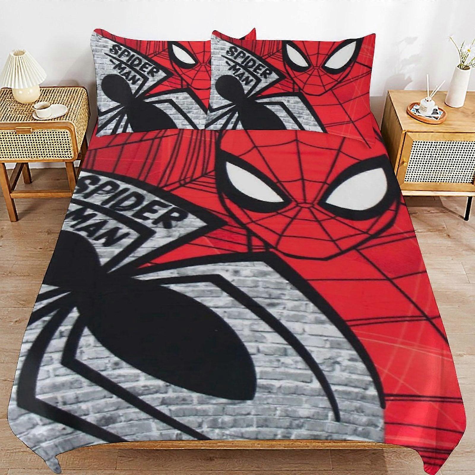 Spiderman Bedding Superhero Twin Comforter Set Bh448 Spiderman