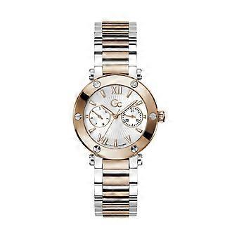 Gc aura Women's Analog Quartz Watch with Stainless Steel Bracelet Z48002L1MF