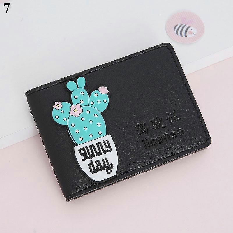 Driver's License Cover Women Men PU Leather Case Driver's License Holder Cover for Driving Documents Folder Wallet Unisex ID Bag