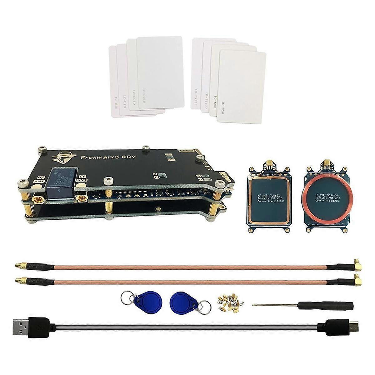 Upgraded 512k Proxmark3 RDV2 Memory PM3 DEV Proxmark 3 Kit NFC RFID Cloner Reader IC ID M1 Card Reader Writer