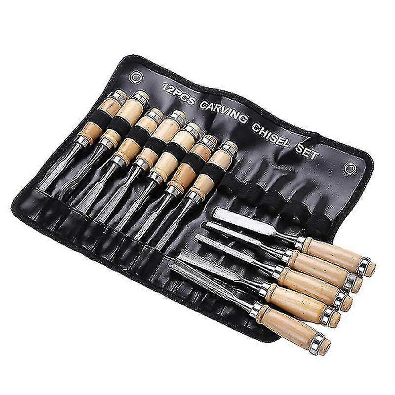 12 Pcs Woodcarving Tools, Professional Woodcarving Tools