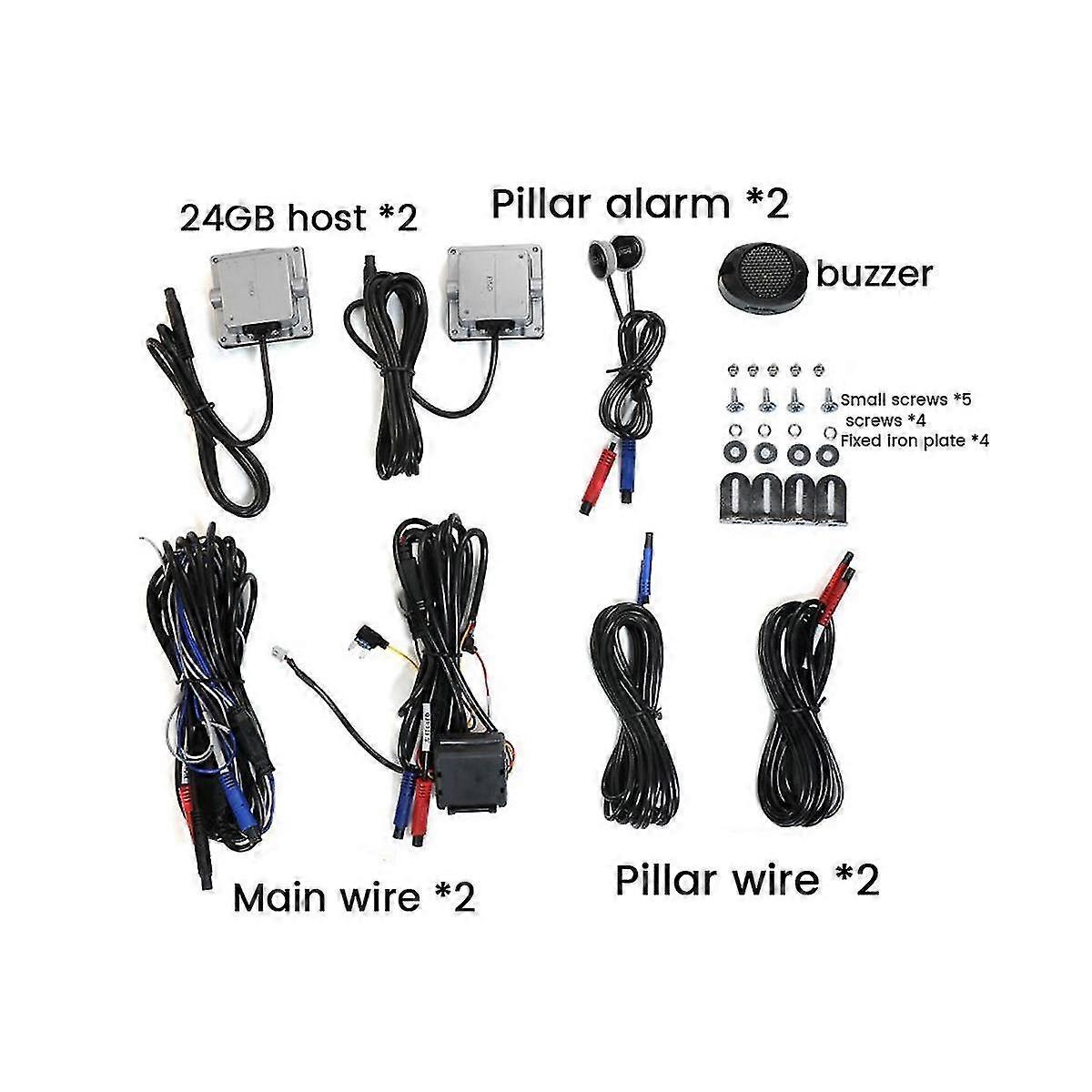 1 Satz 24 GHz Toter-Winkel-Sensor Radarerkennungssystem Automatischer Wechsel Fahrassistenz Überwachung Warnung Überholen Parken