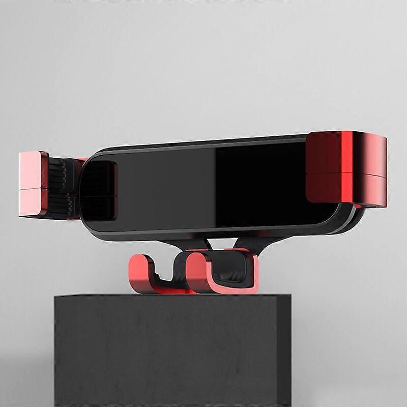 Car Mobile Phone Navigation Bracket Mini Mobile Phone Holder Car Mount Air Vent Mount Snap-on Car Gravity Metal Plug