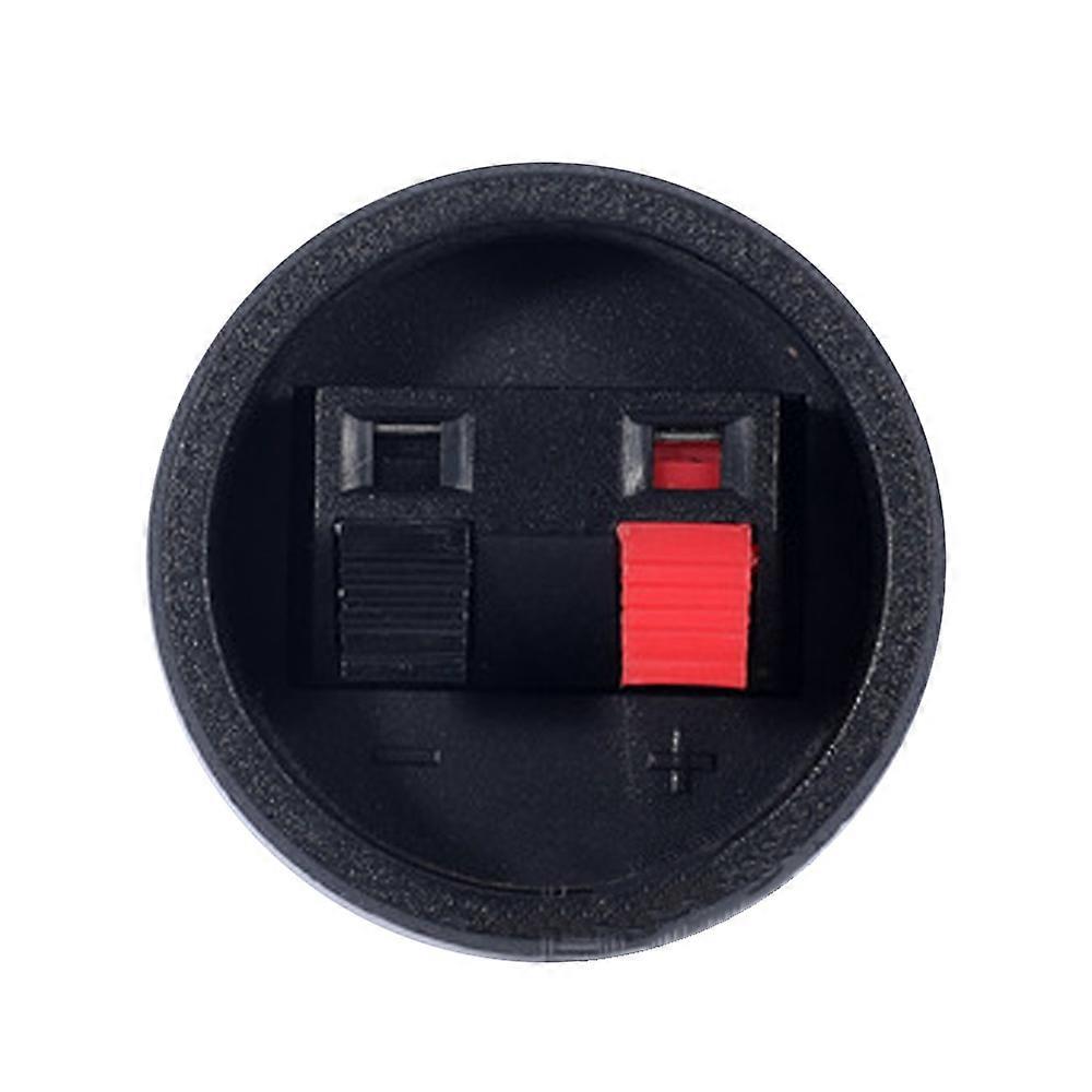 2 Pcs 33 mm Speaker Terminal Jack Cubs Plate Sub Box Round NEW