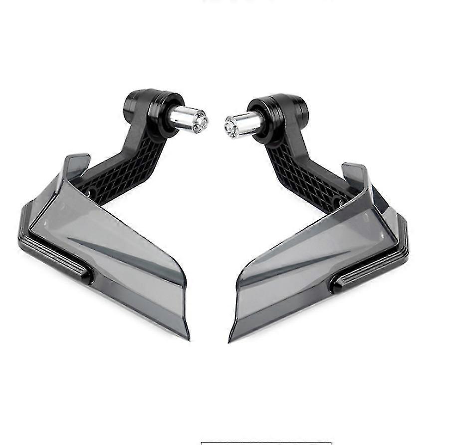 Pair Black Motorcycle Hand Guards Protector 22mm Handlebar Mount Wind Deflector Ft