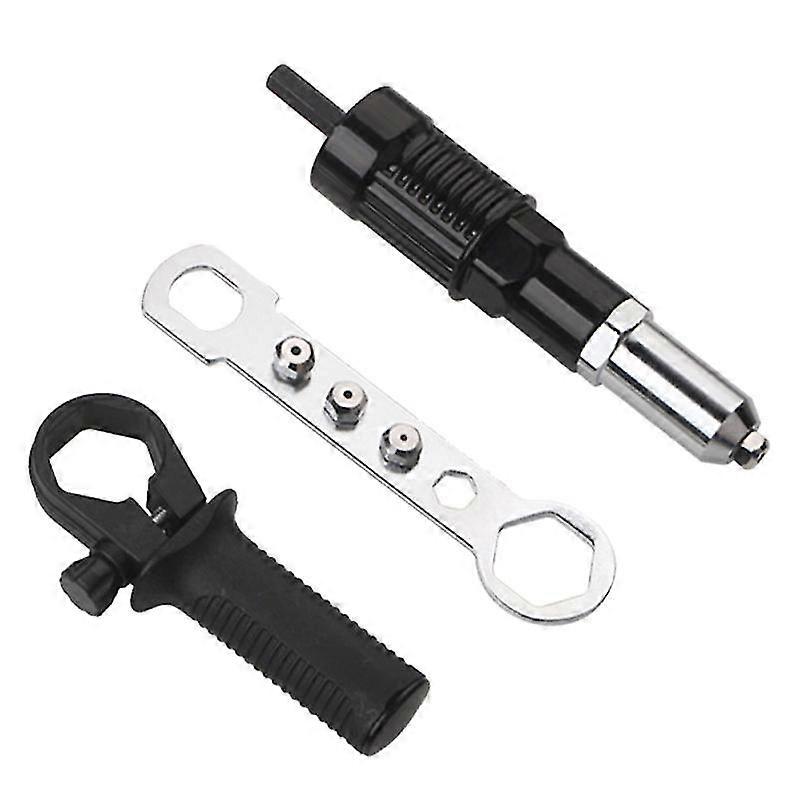 Adattatore per trapano rivettatore in metallo duro per uso trapano-c